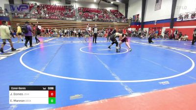 140 lbs Consolation - Joseline Gomes, Jenks Girls High School vs Elizabeth Mannon, Broken Arrow