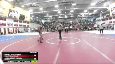 132 lbs Semifinal - Daniel Guerrero, Sahuarita High School vs Adam Abdeljawad, Miyamura