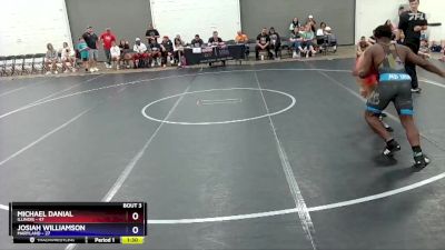 250 lbs Quarterfinals (8 Team) - Michael Danial, Illinois vs Josiah Williamson, Maryland