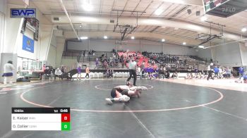 106 lbs Consolation - Easton Kaiser, Mannford High School vs Owen Collier, Cushing High School