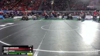 5A 106 lbs Quarterfinal - Ryker Andreason, Owyhee vs Adam Ostoja, Meridian