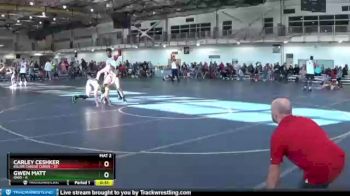 117 lbs Round 1 (4 Team) - Carley Ceshker, Killer Cheese Curds vs Gwen Matt, Ohio