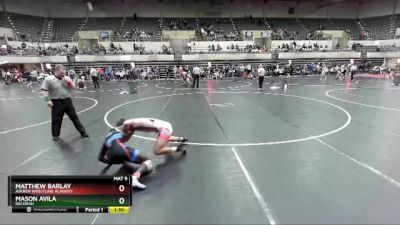 130 lbs Cons. Semi - Mason Avila, Decorah vs Matthew Barlay, Askren Wrestling Academy