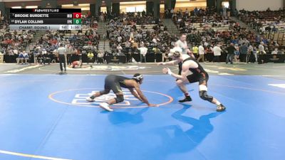 138-2A/1A Champ. Round 1 - Brodie Burdette, Middletown vs Dylan Collins, Forest Park