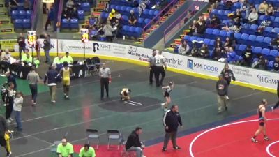 96 lbs Semifinal - Juliette Trout, Pleasant Valley vs Jocelyn Ackman, Chartiers Valley