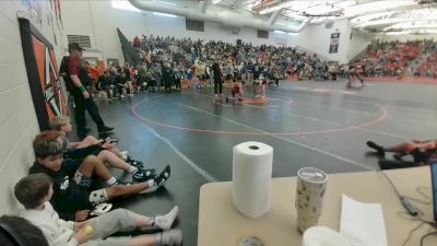 77 lbs Quarterfinal - Francisco Roman, Riverton Middle School vs Rhett Goolsbey, Powell Middle School