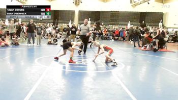 81 lbs Rr Rnd 2 - Talan Berube, Smitty's Barn - MSC vs Evan Overpeck, All I See Is Gold Academy - MSC