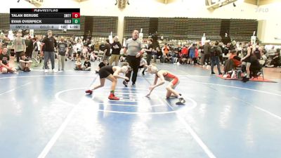 81 lbs Rr Rnd 2 - Talan Berube, Smitty's Barn - MSC vs Evan Overpeck, All I See Is Gold Academy - MSC
