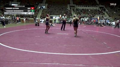 6-7A 132 1st Place Match - Taimane Benemerito, Enterprise HS vs Kimber Alford, Daphne