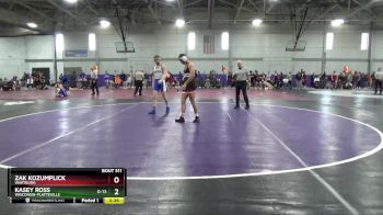 184 lbs Quarterfinal - Kasey Ross, Wisconsin-Platteville vs Zak Kozumplick, Wartburg