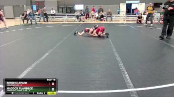 72 lbs Round 4 (10 Team) - Maddox Plambeck, Terps East Coast Elite vs Bowen Lefler, Wolfpack WC