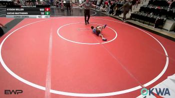 46 lbs Consolation - Kyson Miller, Wagoner Takedown Club vs Lucas Matthews, Tiger Trained Wrestling