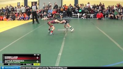 50 lbs Champ. Round 1 - Korbin Lanik, MN Elite Wrestling vs Gattlin Rynkievich, No Nonsense Wrestling