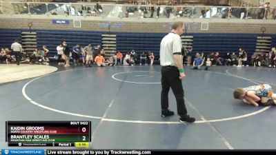 85 lbs Round 4 - Kaidin Grooms, North Country Wrestling Club vs Brantley Scales, Mountain Man Wrestling Club