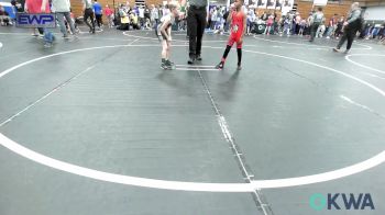 55 lbs Round Of 16 - Legend Ramsey, Del City Little League vs Weston Merrill, Norman Grappling Club