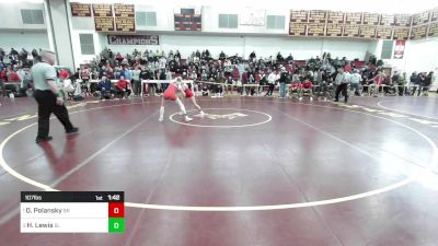 107 lbs Semifinal - Olivia Polansky, Bridgewater-Raynham vs Hailey Lewis, Silver Lake