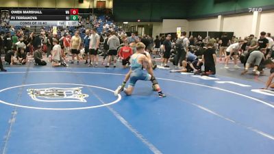 126 lbs Consi Of 16 #2 - Owen Marshall, WA vs Pj Terranova, NJ