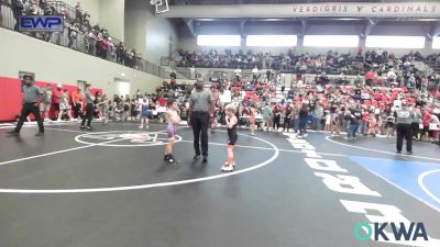 55 lbs Consolation - Pake Haden, Pawhuska Elks Takedown vs Ryder Hogan, Bristow Youth Wrestling