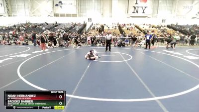 66 lbs Cons. Round 5 - Noah Hernandez, B2 Wrestling Academy vs Brooks Barber, Brockport Jr Blue Devils Wrestling Club