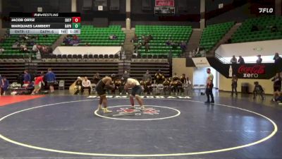 287 lbs Finals (2 Team) - Jacob Ortiz, Enterprise HS vs Marquaes Lambert, Daphne