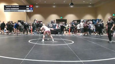 125 lbs Quarters - Alexis Foscone, Wyoming Seminary vs Layla Namerow, Kraken
