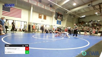 64 lbs Semifinal - Jaxon Wolfenberger, Keystone Wrestling Club vs Ryzen Johns, Collinsville Cardinal Youth Wrestling