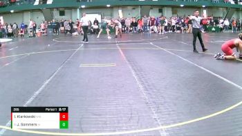 285 lbs Cons. Round 2 - Jordan Sommers, Northern Illinois vs Issac Klarkowski, Wisconsin