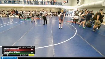 120 lbs Quarterfinal - Marabelle Brown, Wasatch vs Andi Stephensen, JWC