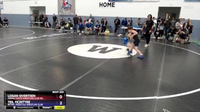 82 lbs Quarterfinal - Logan Sivertsen, Juneau Youth Wrestling Club Inc. vs Teil McIntyre, Bethel Freestyle Wrestling Club