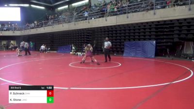 86 lbs Rr Rnd 5 - Peyton Schneck, Emmaus vs Kyla Stone, Lancaster