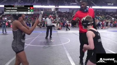 70 lbs Semifinal - Luke Taussig, Greater Heights vs Jaxon Jacobs, Hays WC