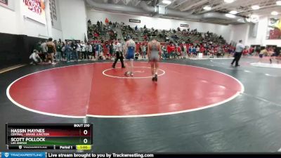 132 lbs Cons. Round 2 - Scott Pollock, Las Animas vs Hassin Maynes, Central - Grand Junction