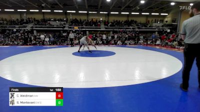 215 lbs Final - Charles Weidman, Xavier vs Sammy Montovani, East Hartford