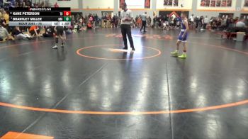 78 lbs Cons. Semi - Brantley Miller, Indee Mat Club vs Kane Peterson, Team Bosco