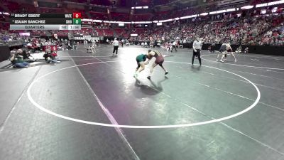 138 lbs Quarters - Brady Ebert, Waterloo vs Izaiah Sanchez, Shiocton