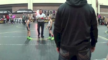 47 lbs Round 5 (6 Team) - Isaiah Simmonds, Armory Athletics vs Xavier Turner, Contenders Wrestling Academy Green