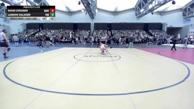 140-I lbs Consi Of 8 #1 - Landon Dalaker, Vougar Honor Wrestling vs David Strober, North Hunterdon, NJ