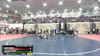 90-99 lbs Cons. Round 1 - Jaxon Swan, Midwest Xtreme Wrestling vs Trenten Ernst, Intense WC