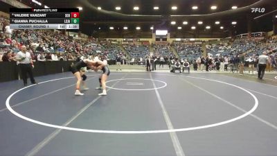 125 lbs Champ. Round 1 - Gianna Puchalla, Lenexa - St. James Academy HS vs Valerie VanZant, Salina-Central Hs