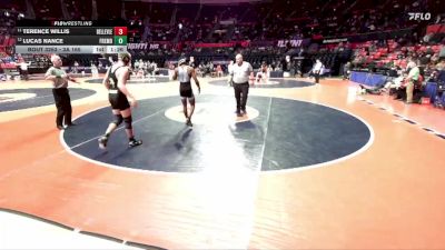 3A 165 lbs Cons. Round 2 - Terence Willis, Belleville (East) vs Lucas Nance, Palatine (Fremd)