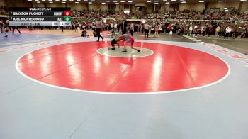 106 lbs Champ. Round 1 - Brayson Puckett, Lubbock Monterey vs Joel Monterroso, Azle