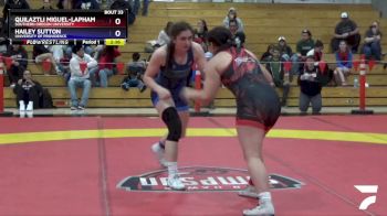 160 lbs Semifinal - Hailey Sutton, University Of Providence vs Quilaztli Miguel-Lapham, Southern Oregon University