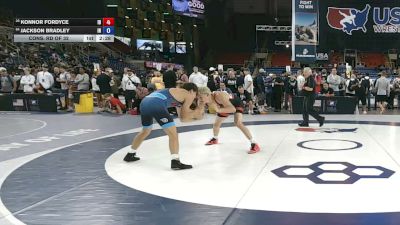 157 lbs Cons. Rd Of 32 - Konnor Fordyce, Idaho vs Jackson Bradley, Indiana