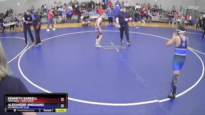 108 lbs Semifinal - Kenneth Barkell, Team Bucs - North Bend vs Alexander Anguiano, Hillsboro Mat Club