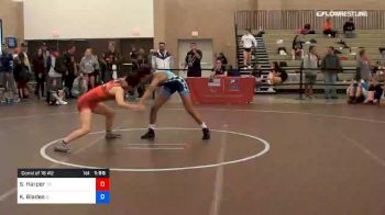 57 kg Consi Of 16 #2 - Sydney Harper, Team Texas vs Korina Blades, Team Illinois