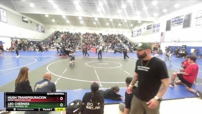 63 lbs Quarterfinal - Hugh Transfiguracion, Reign Wrestling Club vs Leo Cherniss, SoCal Hammers WC