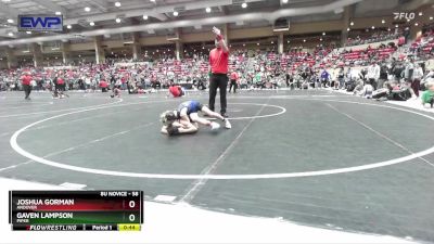 58 lbs Cons. Round 4 - Joshua Gorman, Andover vs Gaven Lampson, Piper