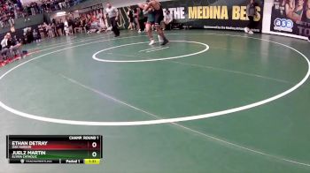 144 lbs Champ. Round 1 - Juelz Martin, Elyria Catholic vs Ethan DeTray, Oak Harbor