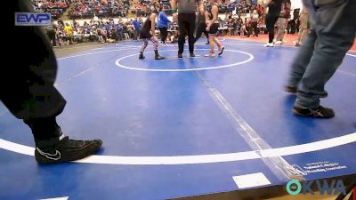 64 lbs Semifinal - Hayden Wenetshlager, Salina Wrestling Club vs Hollis Federico, Muskogee Rougher Youth Wrestling