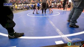 64 lbs Semifinal - Hayden Wenetshlager, Salina Wrestling Club vs Hollis Federico, Muskogee Rougher Youth Wrestling